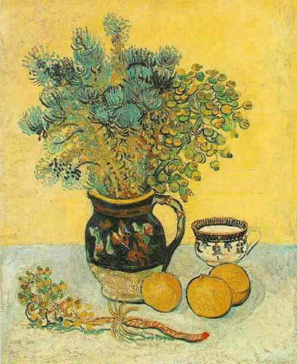 Картина по номерам «Майолика с полевыми цветами» Ван Гога