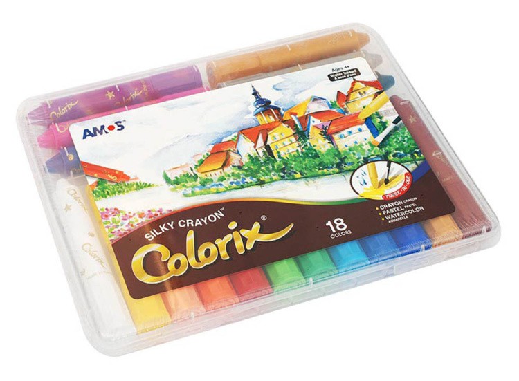 Цветные карандаши 3 в 1 (18 цветов)