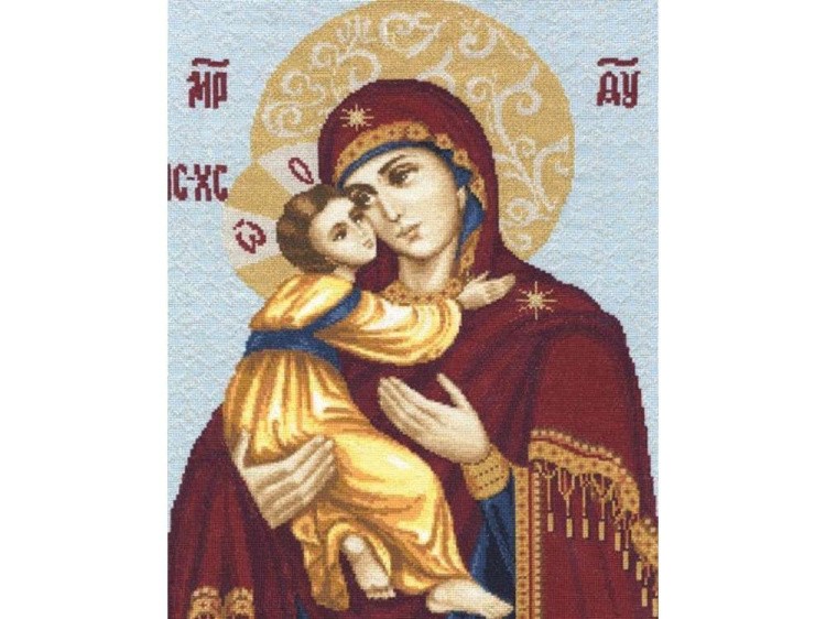 Набор для вышивания «Владимирская икона Божьей Матери»