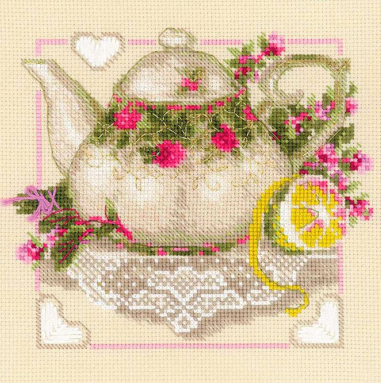 Набор для вышивания «Чай с лимоном»