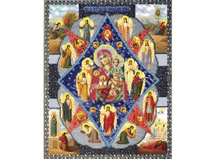 Набор вышивки бисером «Богородица Неопалимая Купина»