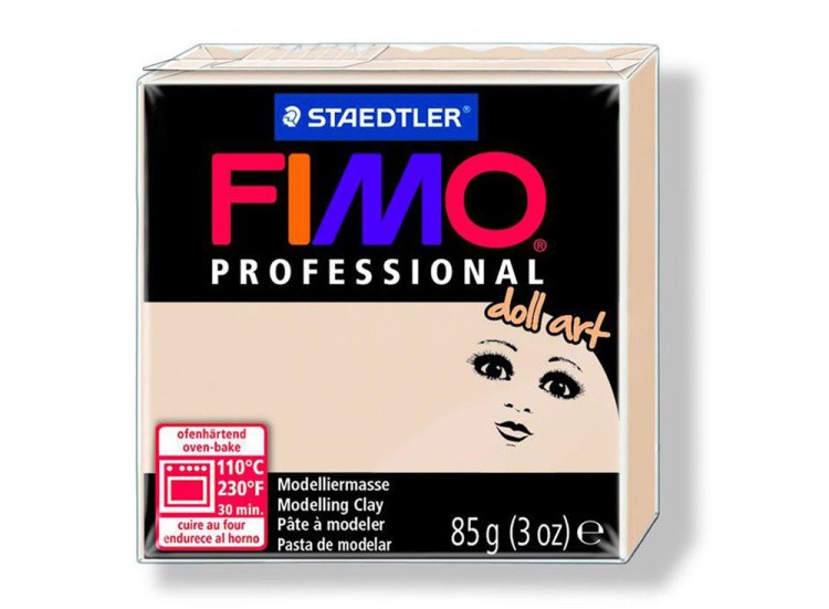 FIMO Doll Art, цвет: 44 полупрозрачный бежевый, 85 г