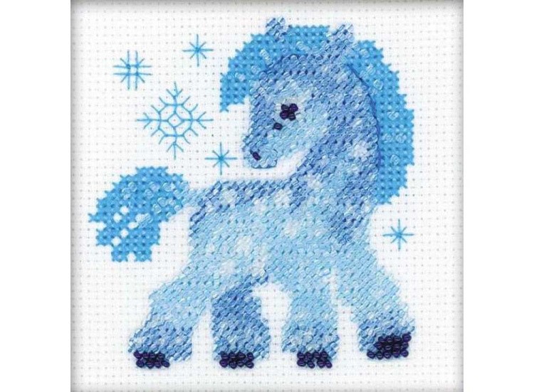 Набор для вышивания «Ледяная лошадка»