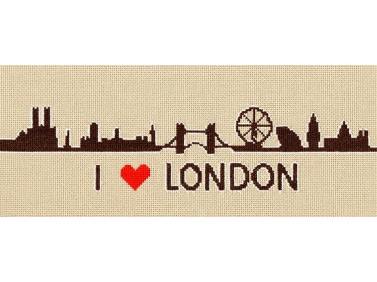Набор для вышивания «Я люблю Лондон»