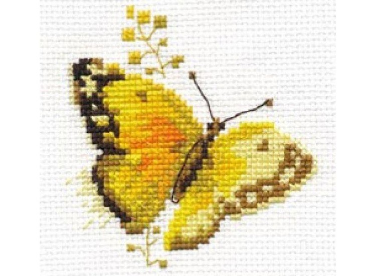 Набор для вышивания «Яркие бабочки. Желтая»