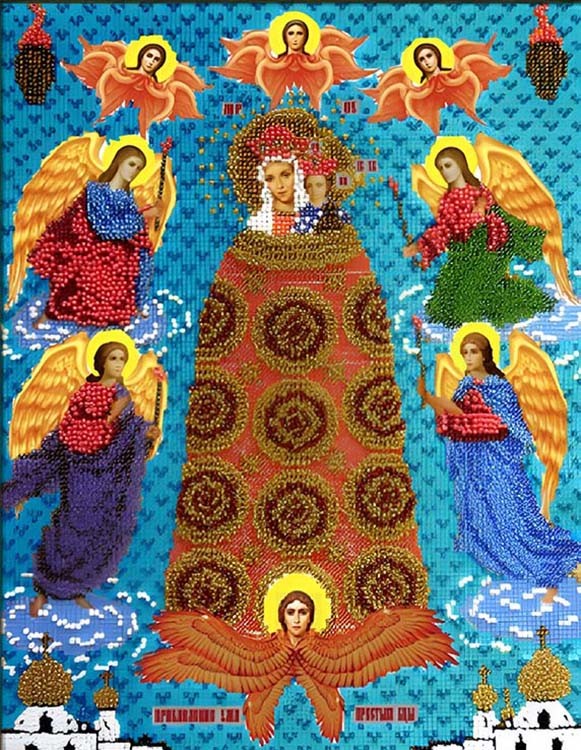 Набор вышивки бисером «Богородица Прибавление ума»