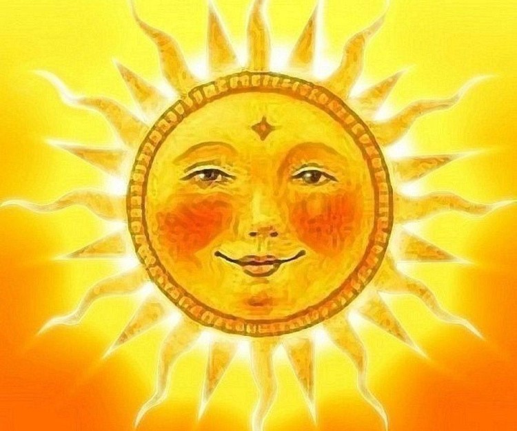 Алмазная вышивка «Солнце»