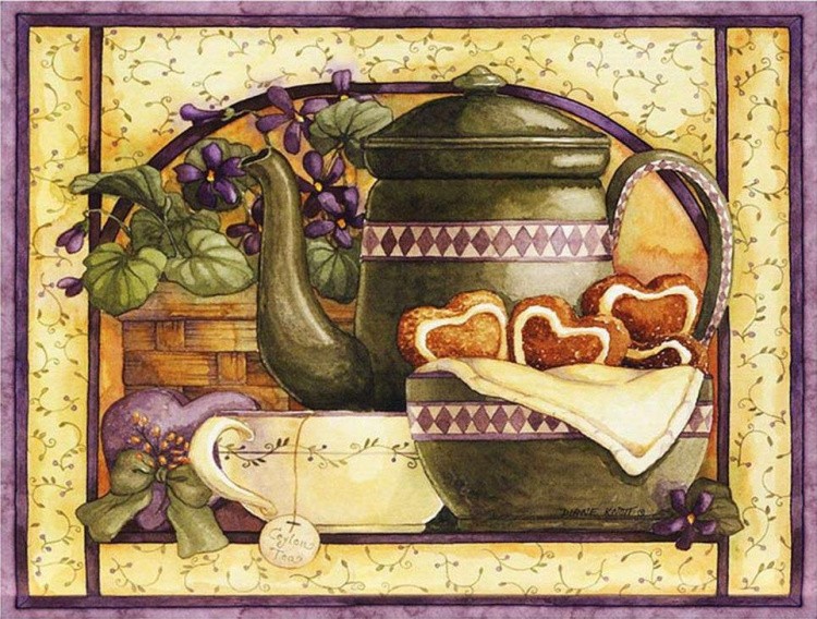 Алмазная вышивка «Прованский чай»