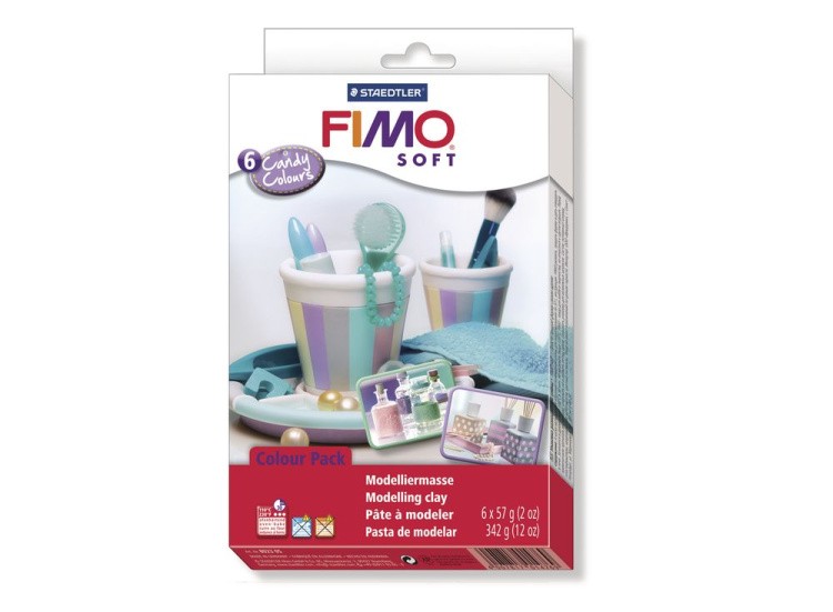 Набор FIMO Soft «Конфетные цвета» (6 цветов х 57 г)