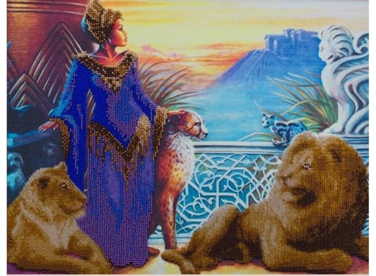 Набор вышивки бисером «Королева Египта»