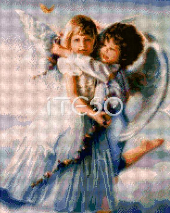 Алмазная вышивка «Светлые ангелочки»