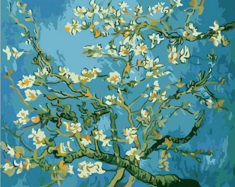 Картина по номерам «Миндаль» Ван Гога