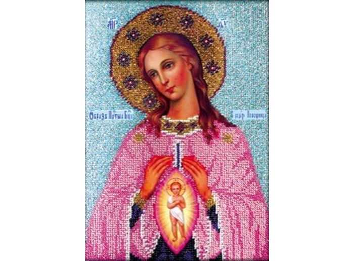 Набор вышивки бисером «Богородица Помощница в родах»