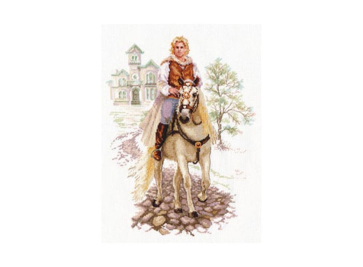 Набор для вышивания «Юноша на белом коне»