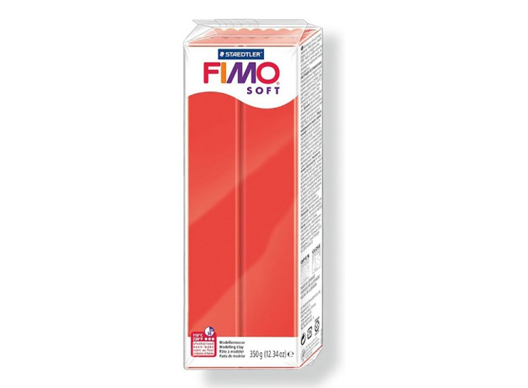 FIMO Soft, цвет: 24 индийский красный, 350 г