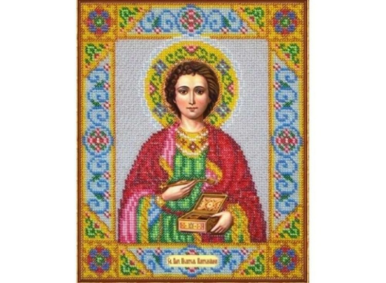 Набор вышивки бисером «Святой Пантелеимон»