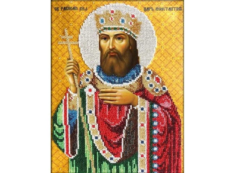 Набор вышивки бисером «Святой Константин»