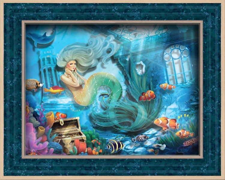 Объемная картина «Тайны морских глубин»
