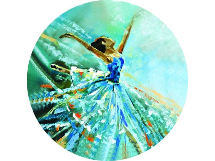 Набор для вышивания «Балерина в голубом»