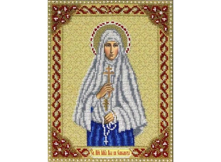 Набор вышивки бисером «Святая Елизавета»