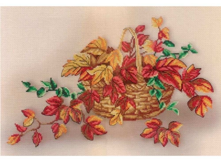 Набор для вышивания «Натюрморт с листьями»
