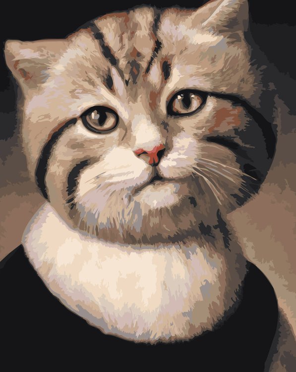 Картина по номерам «Аристократичный кот»