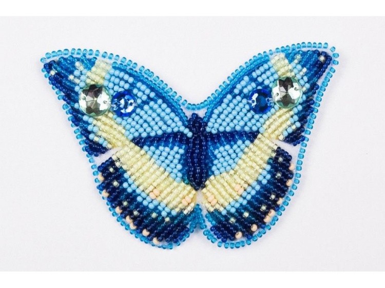 Набор вышивки бисером «Брошь Эффект бабочки»