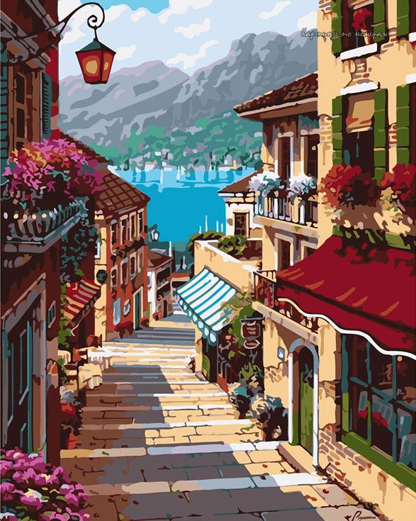 Картина по номерам «Поселок Белладжо»