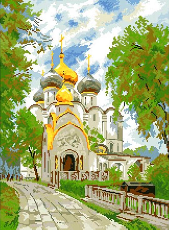 Алмазная вышивка «Новодевичий монастырь»