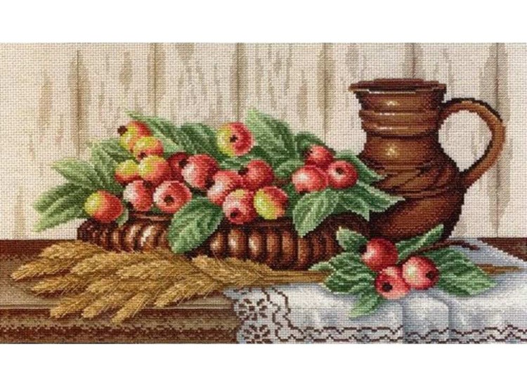 Набор для вышивания «Натюрморт с райскими яблочками»