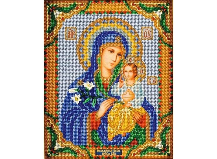 Набор вышивки бисером «Богородица Неувядаемый Цвет»