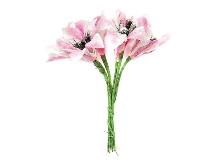 Набор цветов «Лилия бело-розовая»