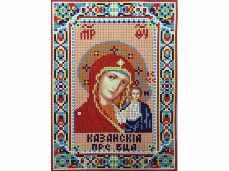 Набор вышивки бисером «Икона Божией Матери «Казанская»