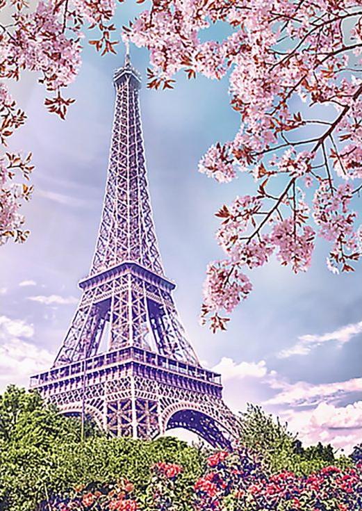 Алмазная вышивка «Весна в Париже»
