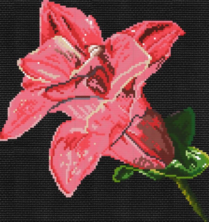 Набор для вышивания «Мерцающий цветок»