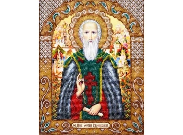 Набор вышивки бисером «Святой Сергий Радонежский»