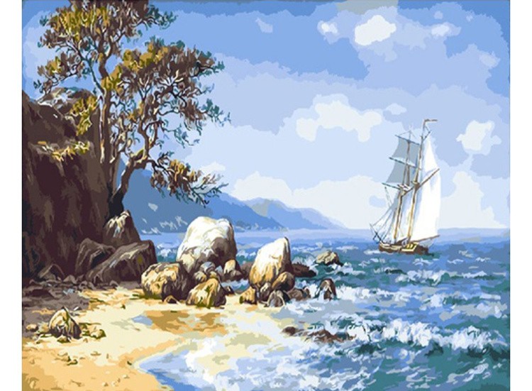 Картина по номерам «Морская прогулка»