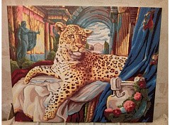 Картина по номерам «Римский леопард»