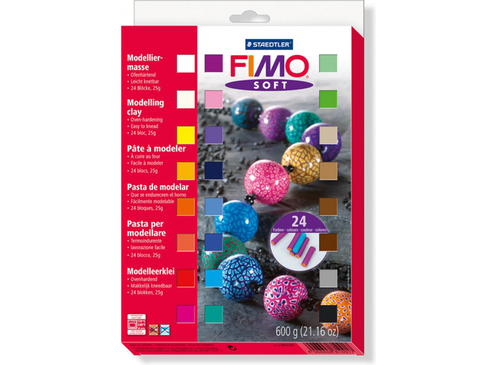 

Набор FIMO Soft (24 блока х 25 г)