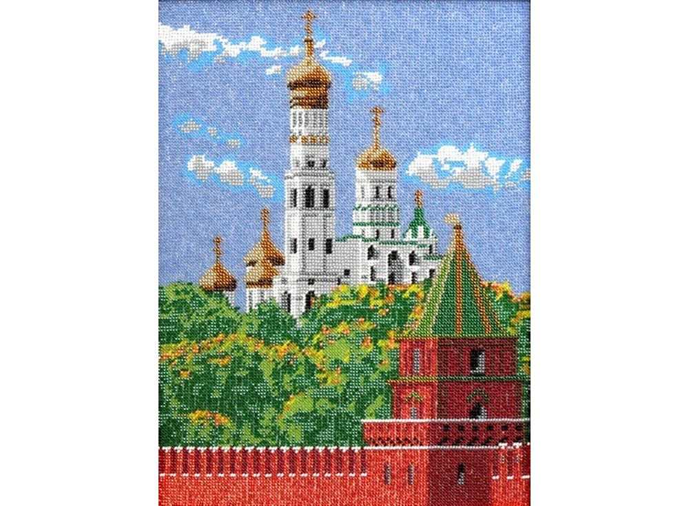 Набор для вышивания Московский Кремль, 26x35, Вышиваем бисером