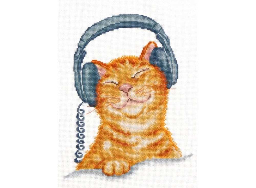 

Набор для вышивания «Кот-меломан»
