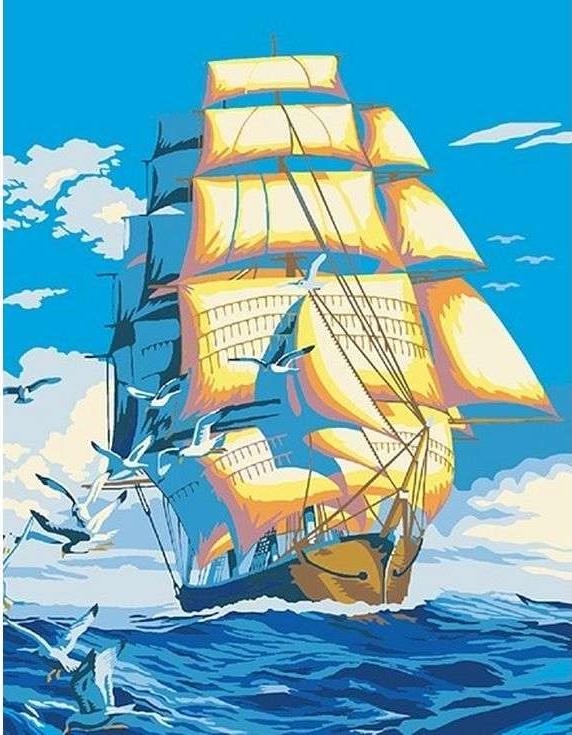 

Картина по номерам «Морское путешествие»