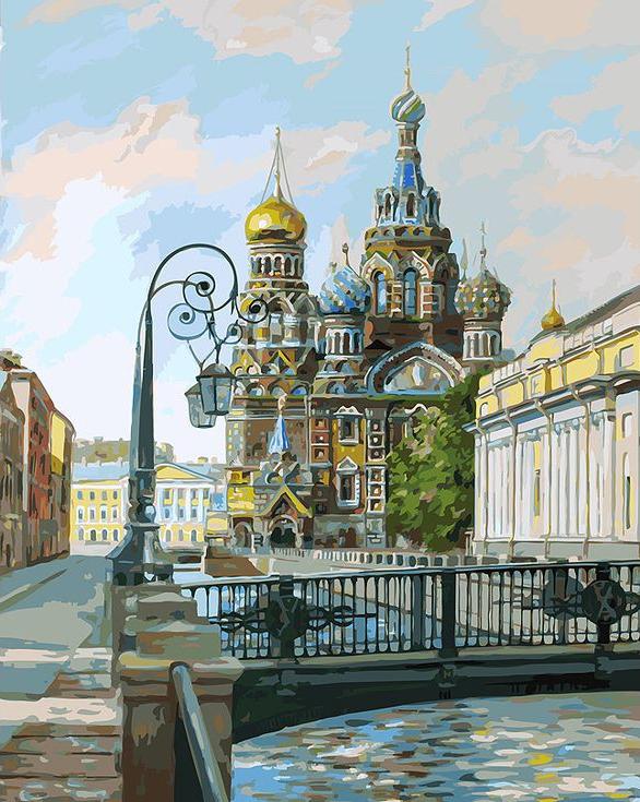 

Картина по номерам «Храм Воскресения Христова» творческого коллектива Artemis