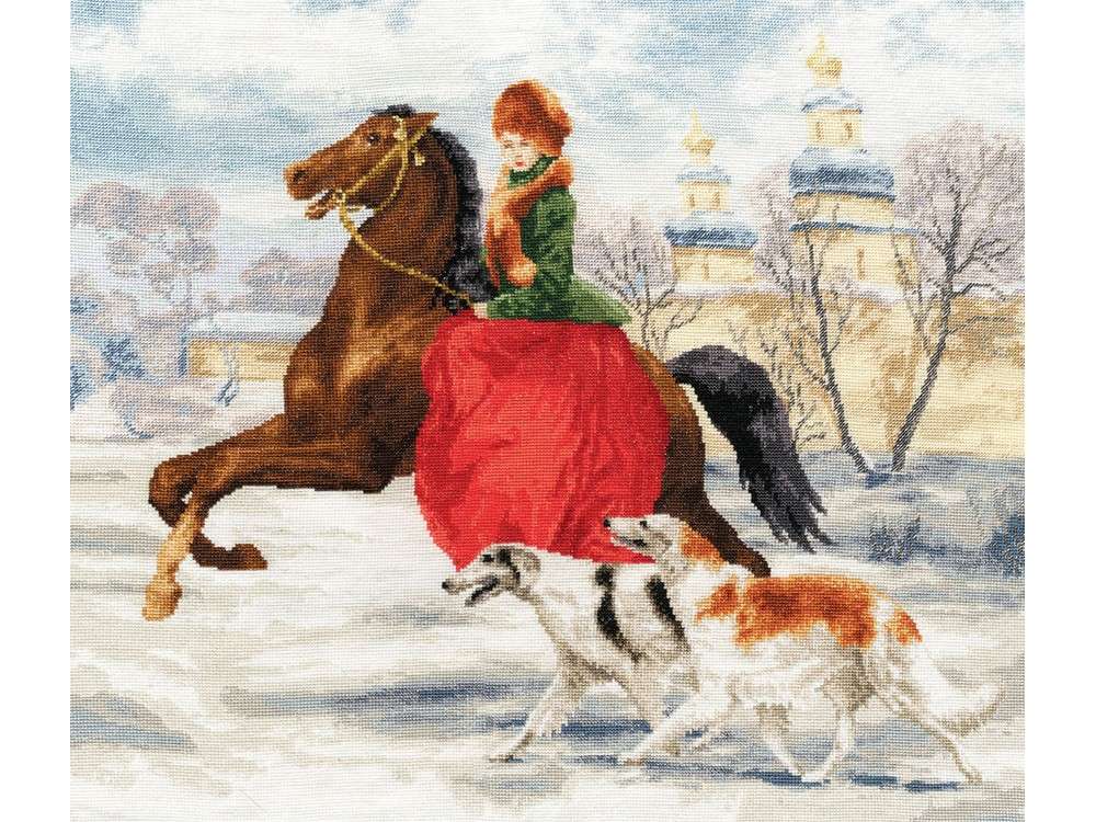 

Набор для вышивания «Зимняя прогулка»