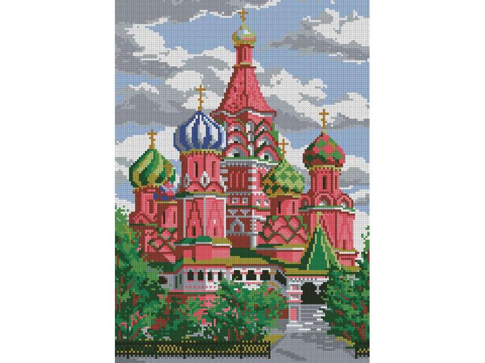 

Алмазная вышивка «Собор Василия Блаженного»