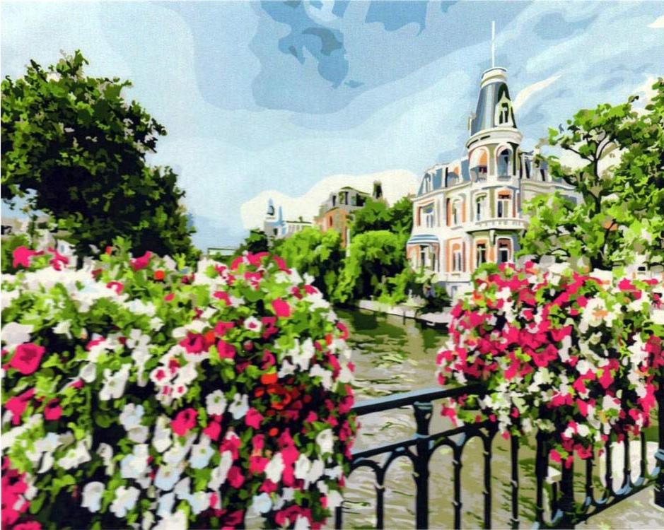 

Картина по номерам «Амстердам»