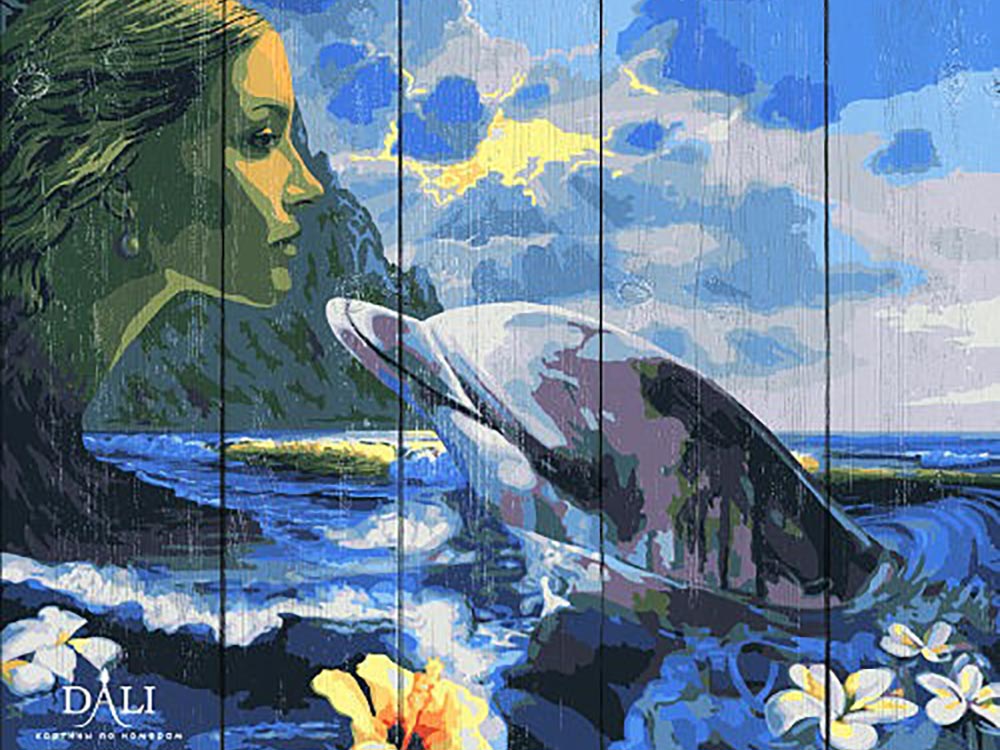 

Картина по номерам по дереву Dali «Морская идиллия»