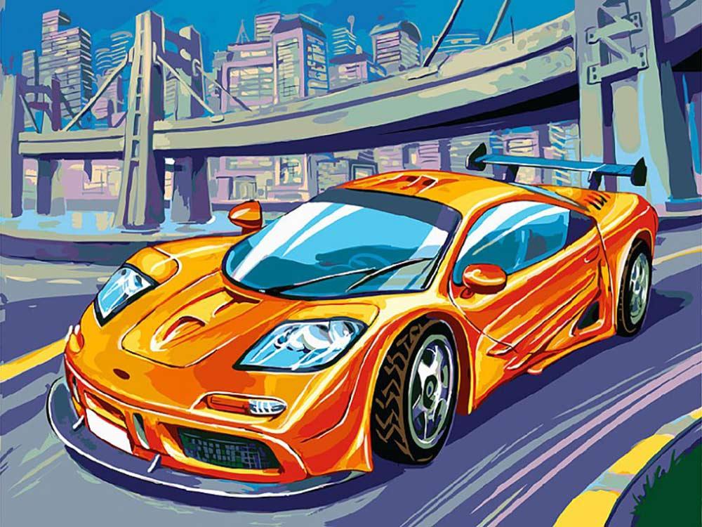 

Картина по номерам «McLaren F1 GTR» Виктора Служаева