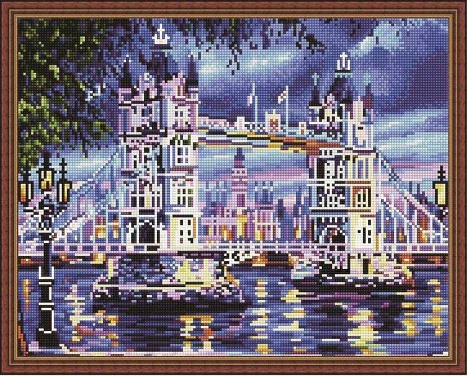 

Алмазная вышивка «Тауэрский мост» Роберта Файнэла