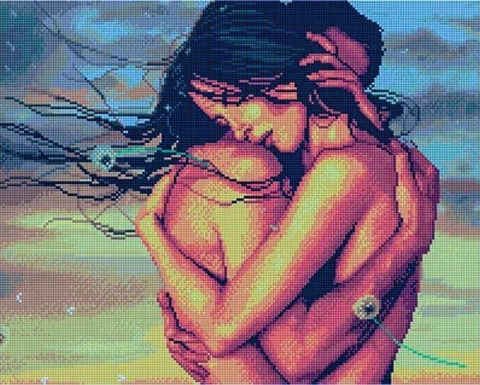 

Алмазная вышивка «Объятия» Лаури Бланк